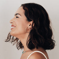 Kasia Earrings, Gold Fill 30mm Earrings Sayulita Sol