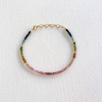 Simple Bracelet, Tourmaline and Gold Bracelets Sayulita Sol