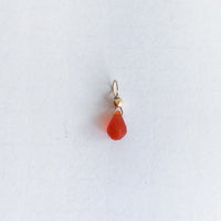 Carnelian Isla Pendant in Gold - Sayulita Sol Jewelry