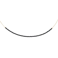 Gabriela Necklace, Black Spinel Necklaces Sayulita Sol