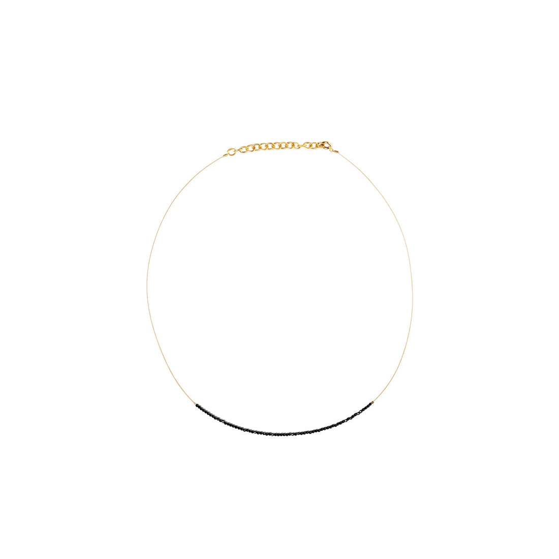 Gabriela Necklace, Black Spinel Necklaces Sayulita Sol