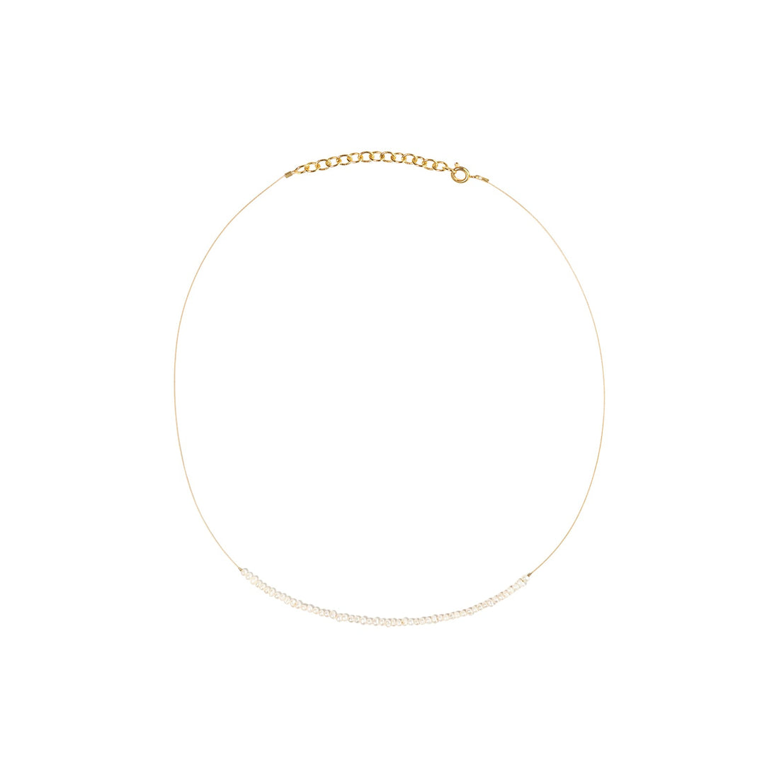 Gabriela Necklace, White Pearls and Gold Necklaces Sayulita Sol