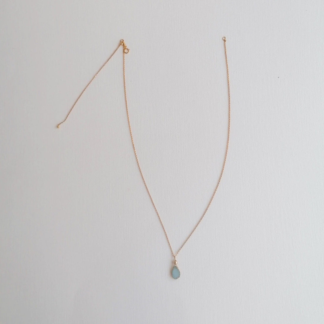 Julianna Blue Druzy and Gold Contour Almendra Pendant Necklaces Sayulita Sol