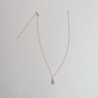 Julianna Blue Druzy and Gold Contour Almendra Pendant Necklaces Sayulita Sol