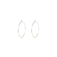 Kasia Earring, Sterling Silver 40mm Earrings Sayulita Sol