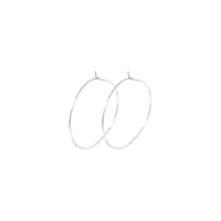 Kasia Earring, Sterling Silver 50mm Earrings Sayulita Sol