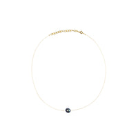 Luna 10mm Black Pearl Necklace Necklaces Sayulita Sol