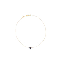 Luna 8mm Black Pearl Necklace Necklaces Sayulita Sol