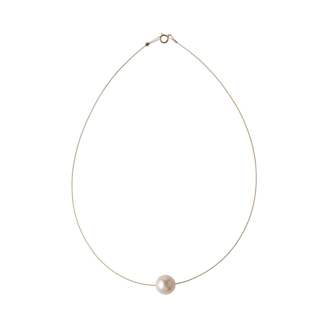 Luna Necklace, Swarovski Cream Pearl 12mm - Sayulita Sol Jewelry