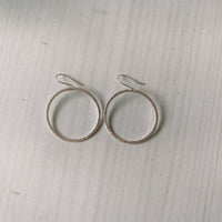 Ola 35mm Hoop, Silver - Sayulita Sol Jewelry