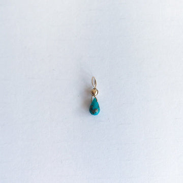 Turquoise Isla Pendant in Gold - Sayulita Sol Jewelry