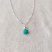Turquoise Isla Pendant in Silver Necklaces Sayulita Sol