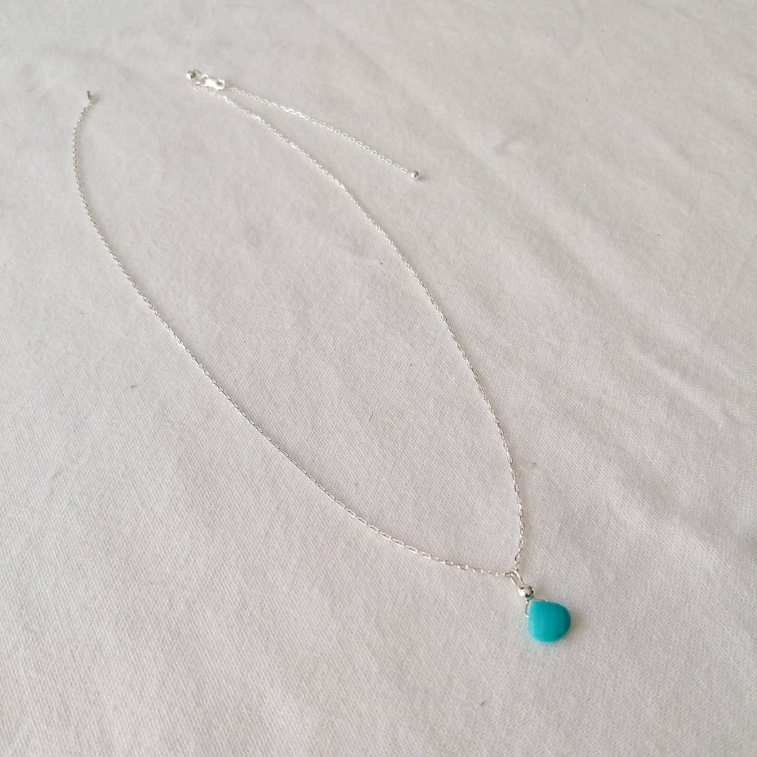Turquoise Isla Pendant in Silver Necklaces Sayulita Sol Sterling Silver Adjustable Chain +$53