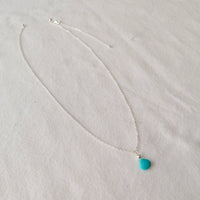 Turquoise Isla Pendant in Silver Necklaces Sayulita Sol Sterling Silver Adjustable Chain +$53