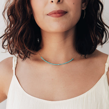 Gabriela Necklace, Turquoise Necklaces Sayulita Sol 