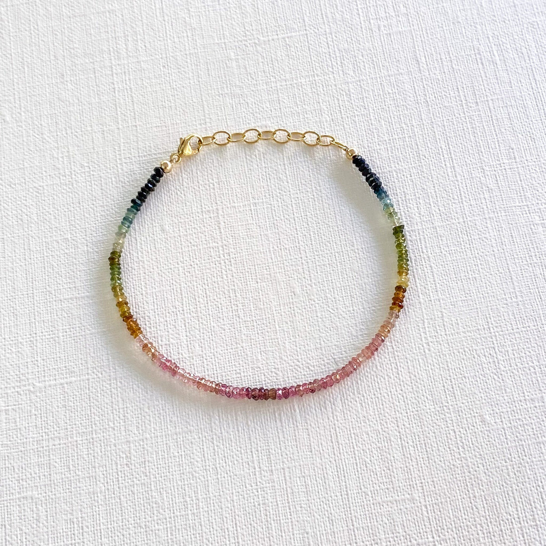 Simple Bracelet, Tourmaline and Gold Bracelets Sayulita Sol 