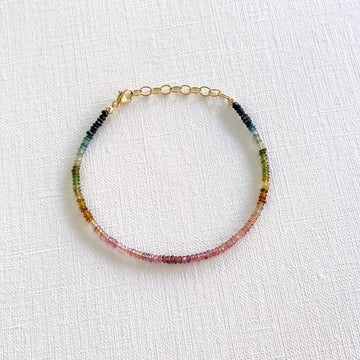 Simple Bracelet, Tourmaline and Gold Bracelets Sayulita Sol 
