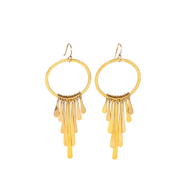 Anabelle Earrings in Gold Earrings Sayulita Sol Jewelry 