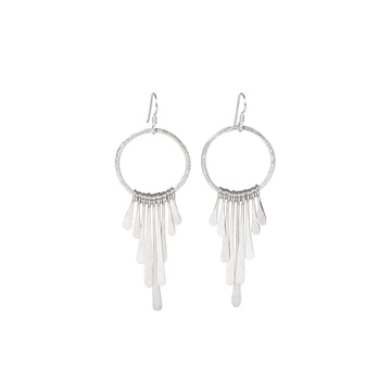 Anabelle Earrings in Silver Earrings Sayulita Sol Jewelry 