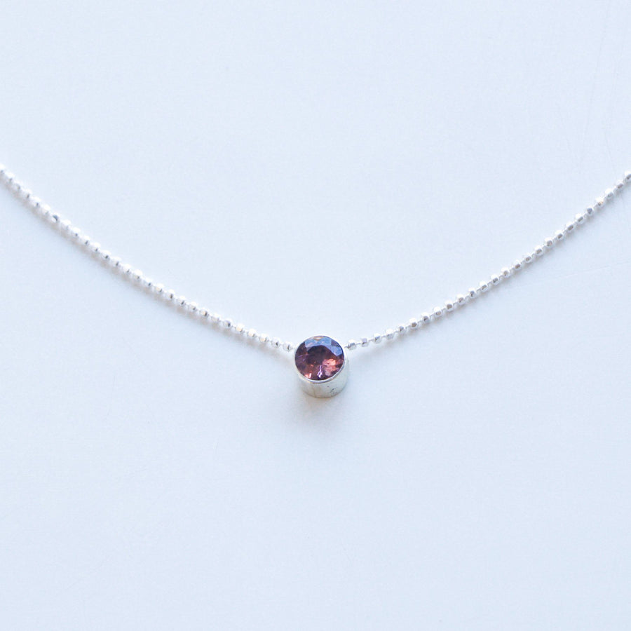 Brisa Pendant with Tourmaline and Silver Necklaces Sayulita Sol 