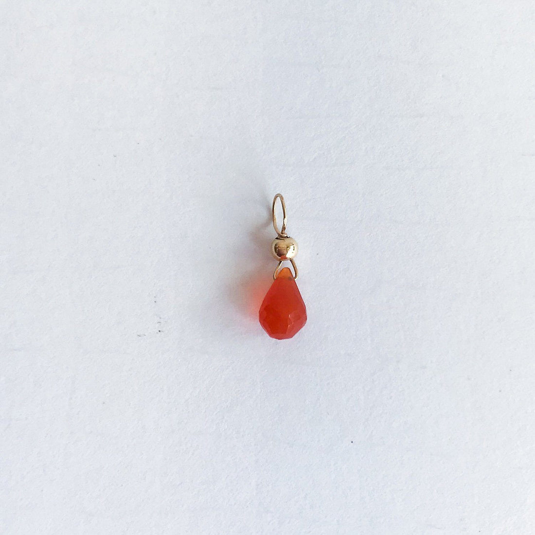 Carnelian Isla Pendant in Gold - Sayulita Sol Jewelry