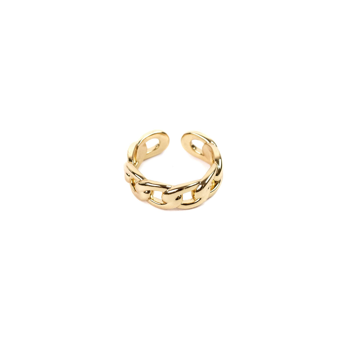 Enamel and Gold Plated Adjustable Ring Rings Sayulita Sol Gold Plated 