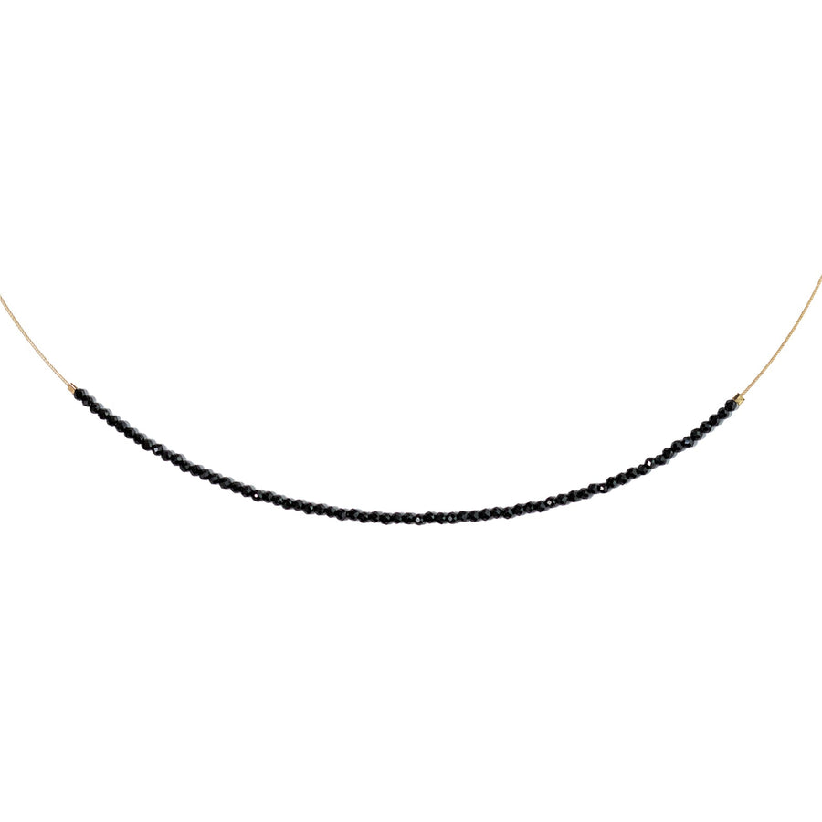 Gabriela Necklace, Black Spinel Necklaces Sayulita Sol 