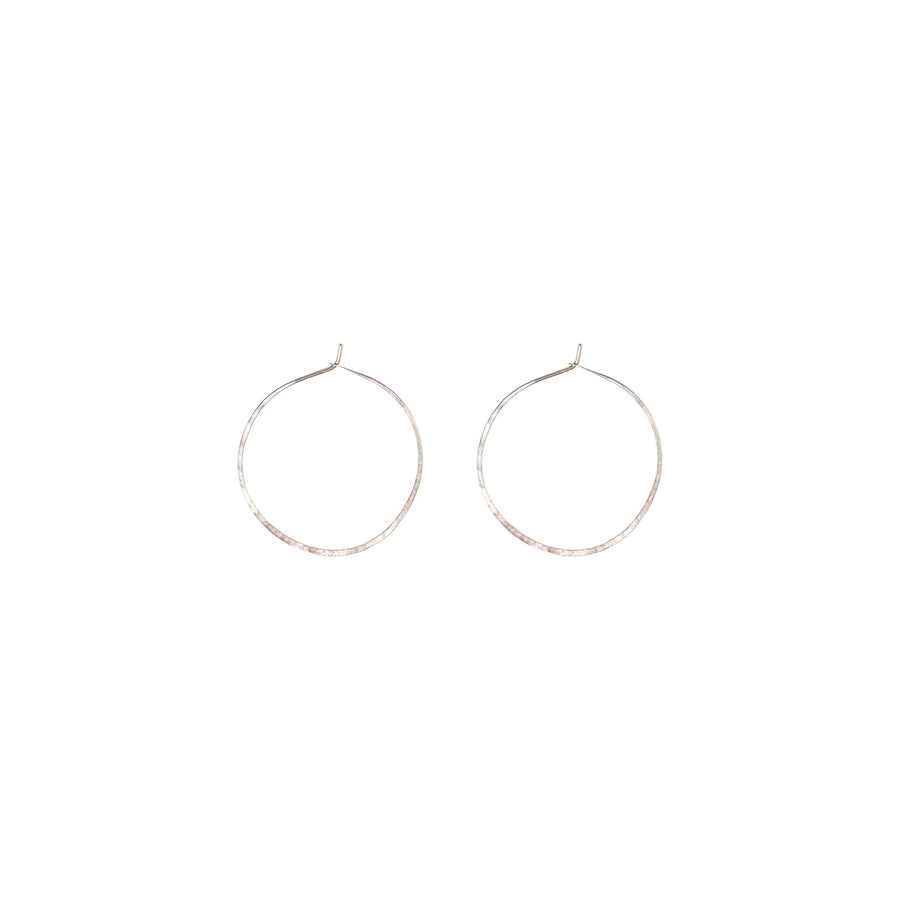 Kasia Earring, Sterling Silver 40mm Earrings Sayulita Sol 