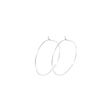 Kasia Earring, Sterling Silver 50mm Earrings Sayulita Sol 