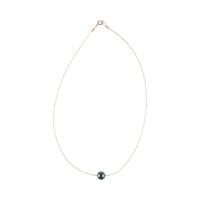 Luna Necklace, Swarovski Black Pearl 8mm - Sayulita Sol Jewelry