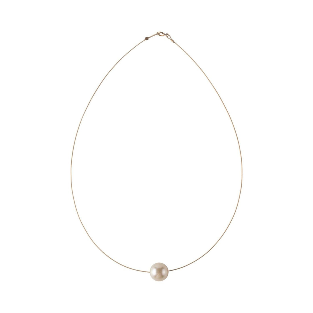Luna Necklace, Swarovski Cream Pearl 10mm - Sayulita Sol Jewelry