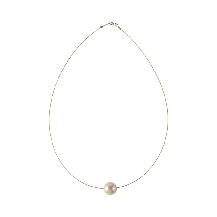 Luna Necklace, Swarovski Cream Pearl 10mm - Sayulita Sol Jewelry