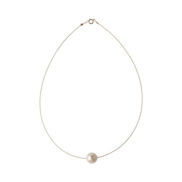 Luna Necklace, Swarovski Cream Pearl 12mm - Sayulita Sol Jewelry