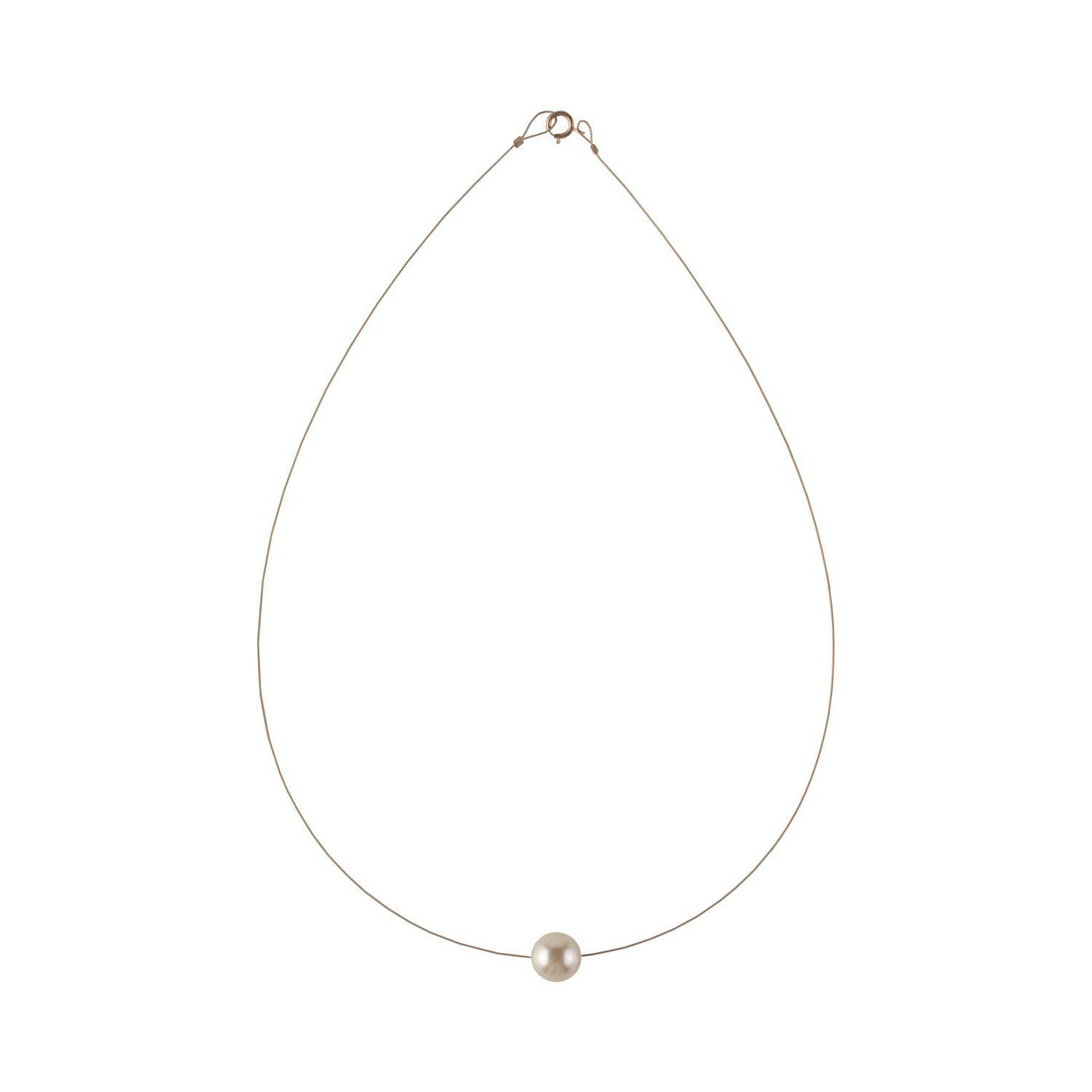 Luna Necklace, Swarovski Cream Pearl 8mm - Sayulita Sol Jewelry