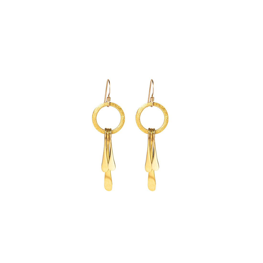Mini Anabelle Earrings in Gold Earrings Sayulita Sol Jewelry 