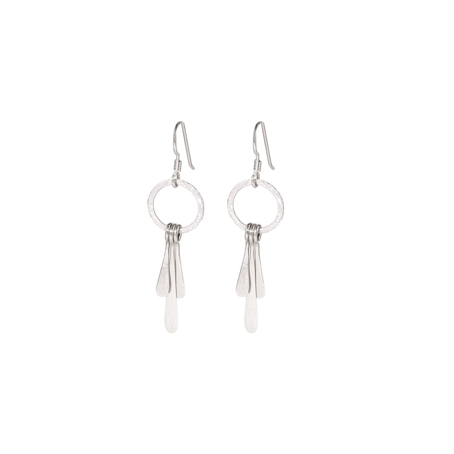 Mini Anabelle Earrings in Silver Earrings Sayulita Sol Jewelry 