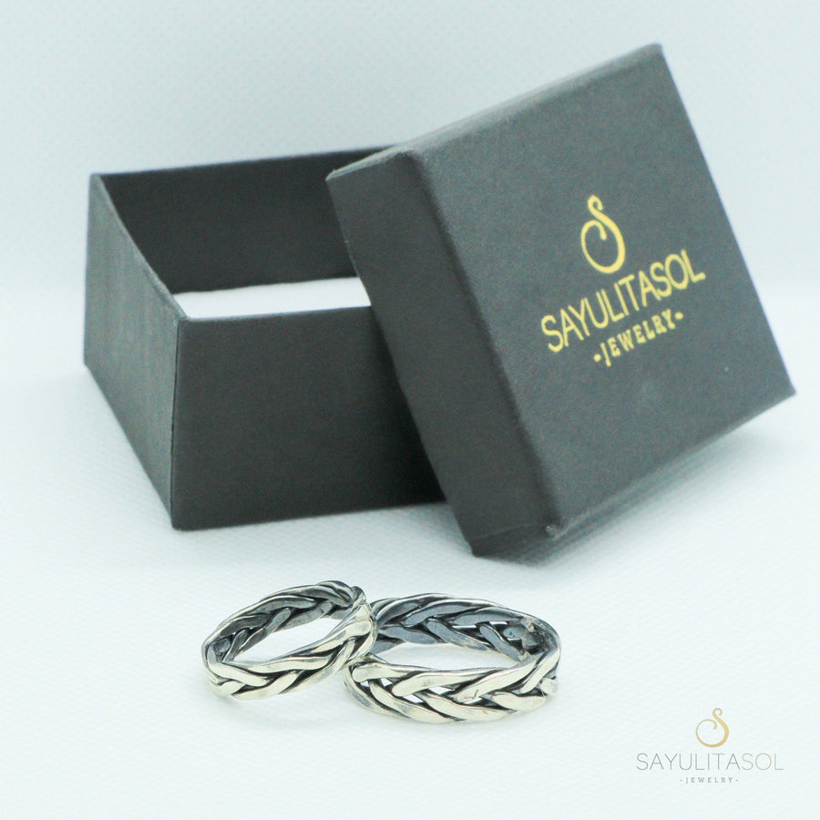 Nordic Wedding Band Rings Sayulita Sol 