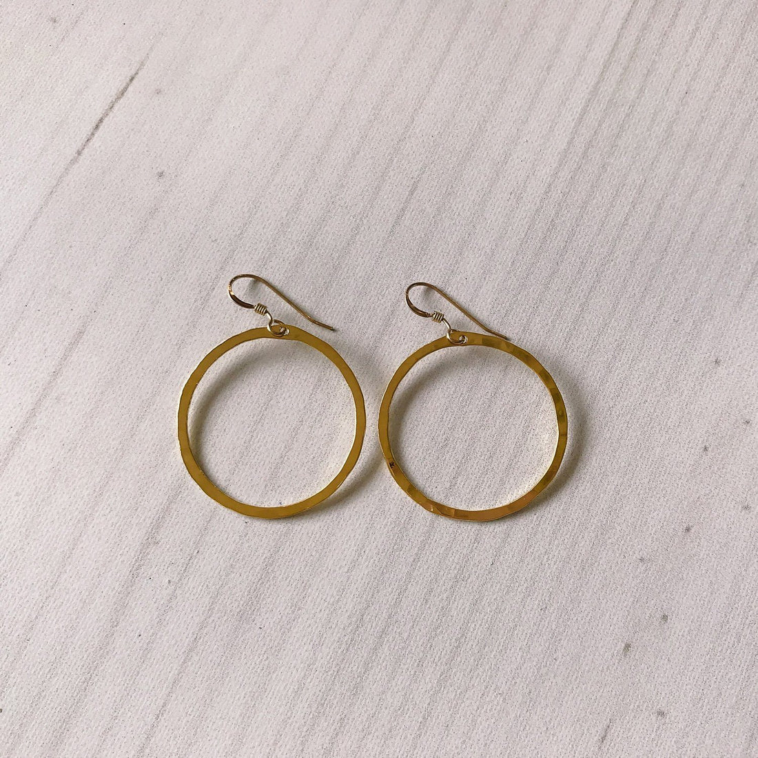 Ola 30mm Hoop, Gold Plated - Sayulita Sol Jewelry