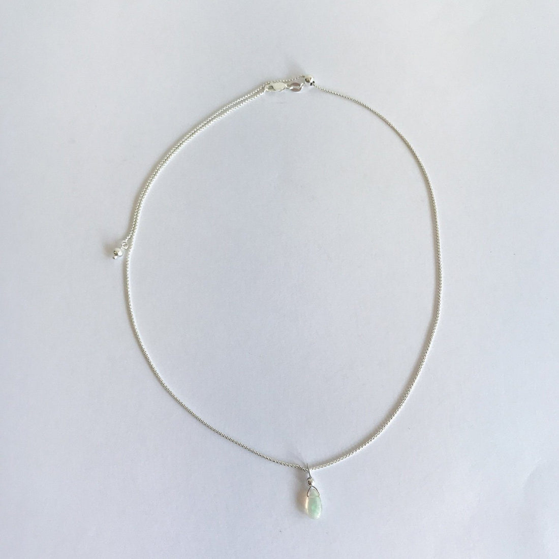 Opal Isla Pendant in Silver - Sayulita Sol Jewelry