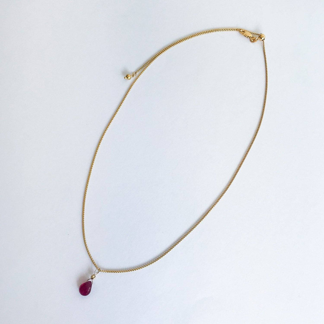 Ruby Isla Pendant in Gold - Sayulita Sol Jewelry