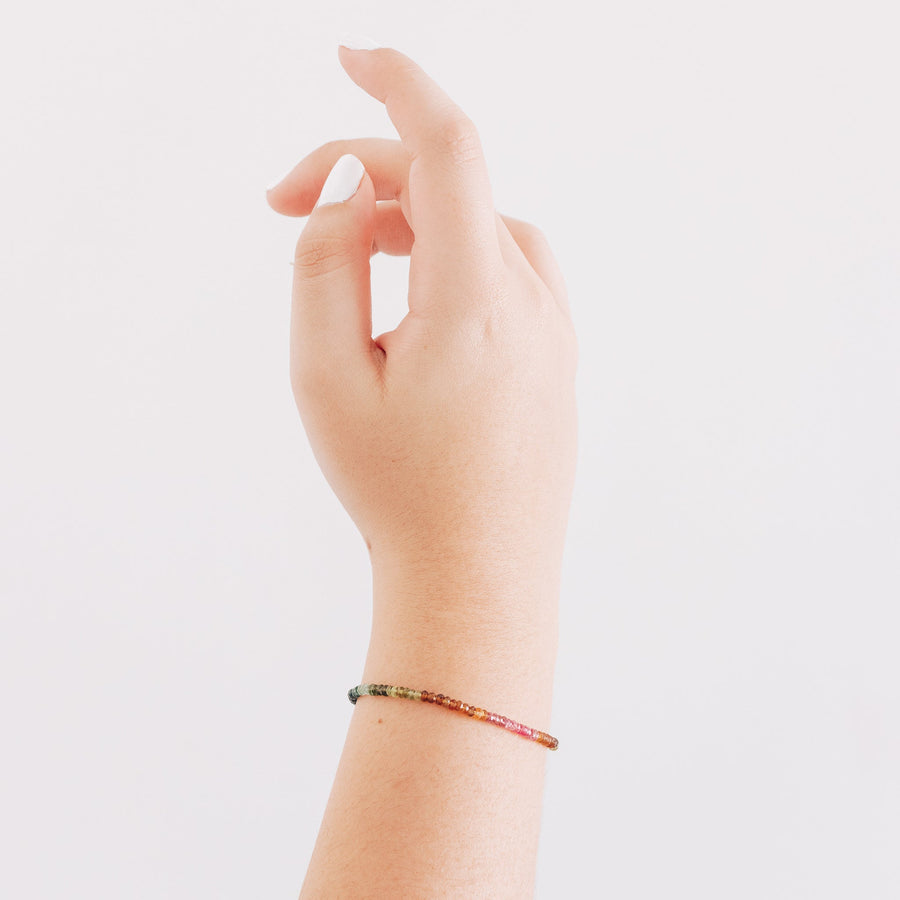 Simple Bracelet, Tourmaline and Gold Bracelets Sayulita Sol 