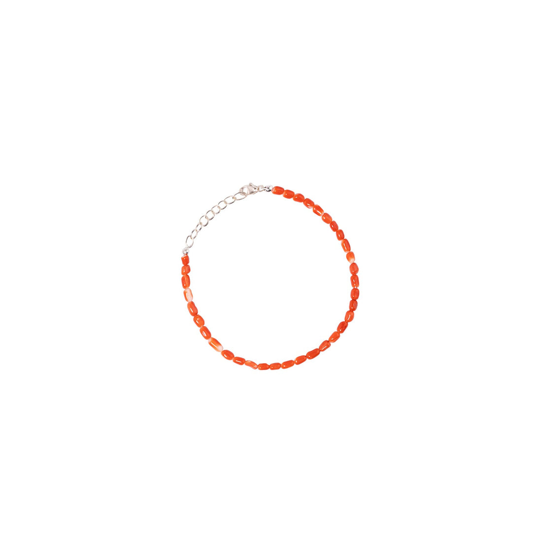 Simple Coral Branch Bracelet with Silver Bracelets Sayulita Sol 