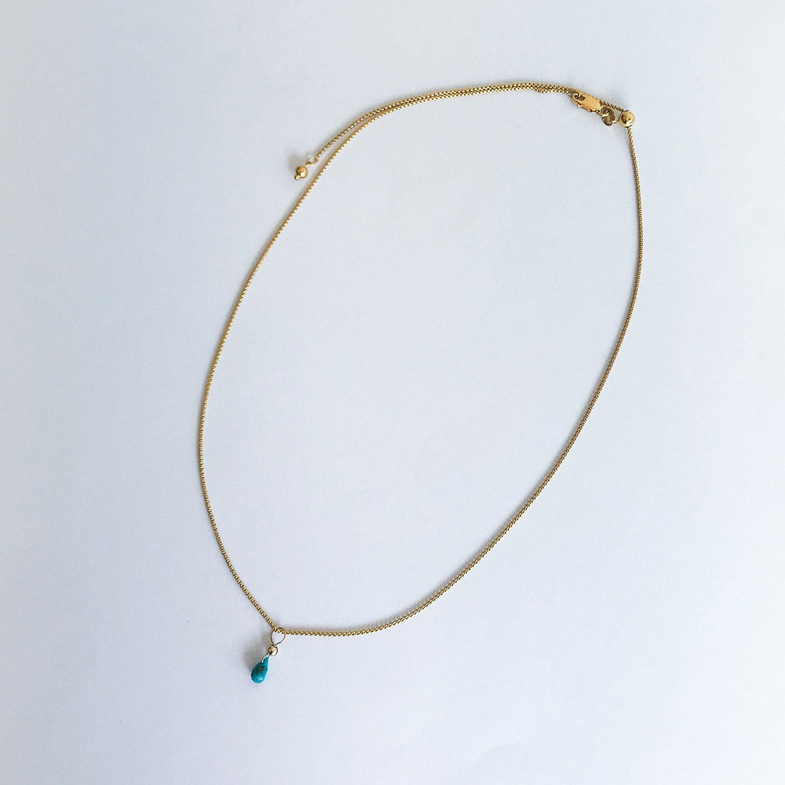 Turquoise Isla Pendant in Gold - Sayulita Sol Jewelry