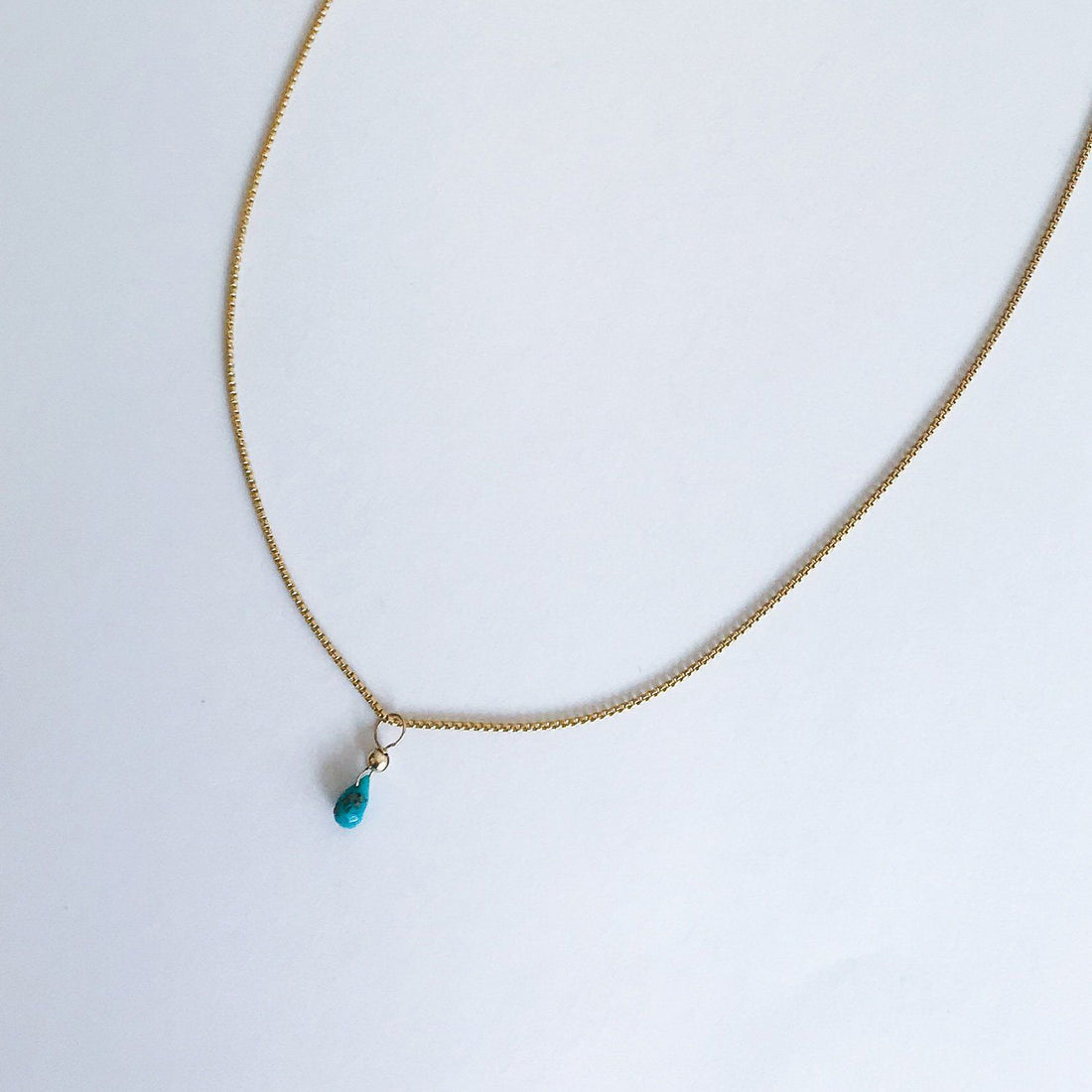 Turquoise Isla Pendant in Gold - Sayulita Sol Jewelry