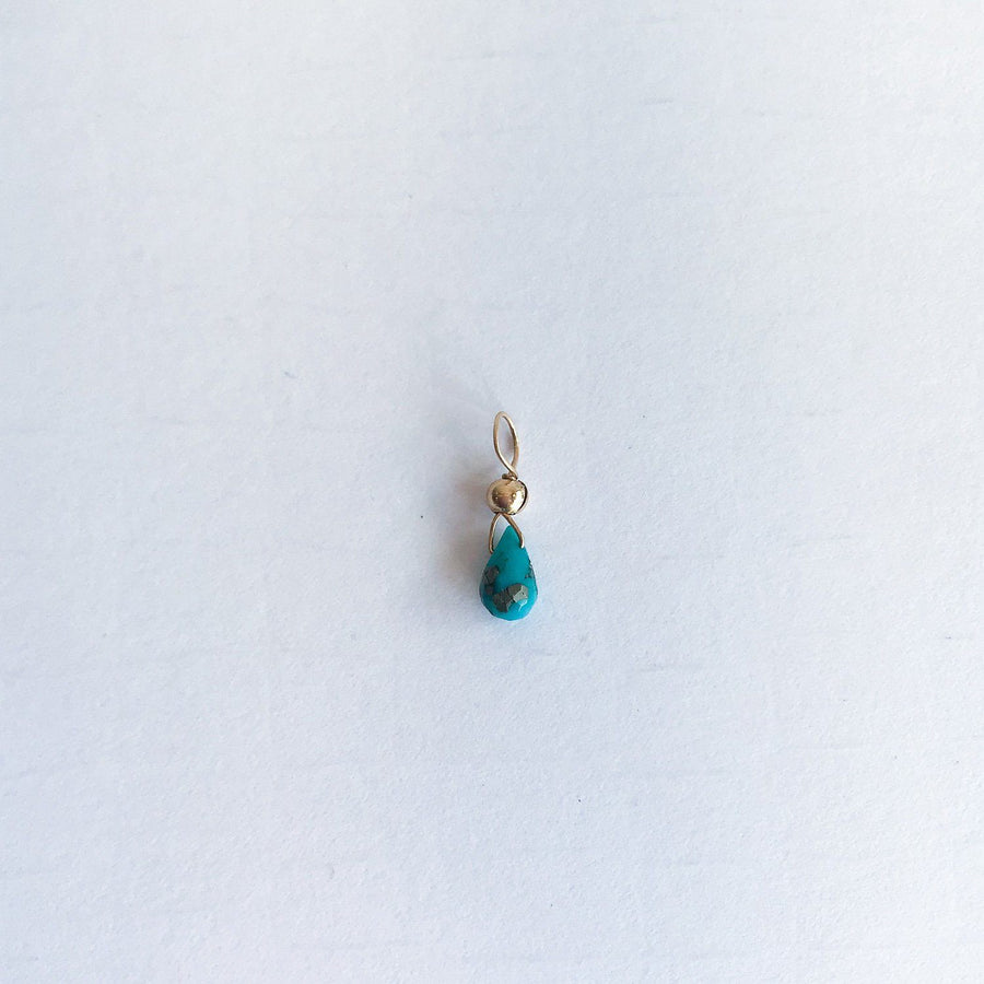 Turquoise Isla Pendant in Gold - Sayulita Sol Jewelry