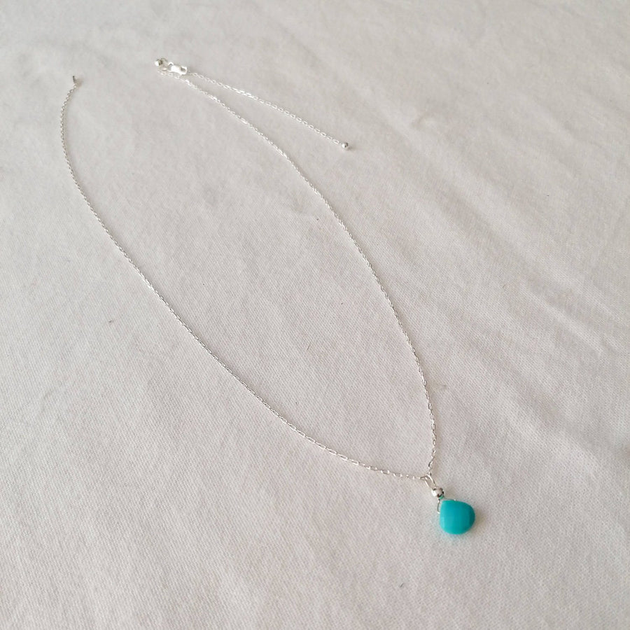 Turquoise Isla Pendant in Silver Necklaces Sayulita Sol Sterling Silver Adjustable Chain +$53 