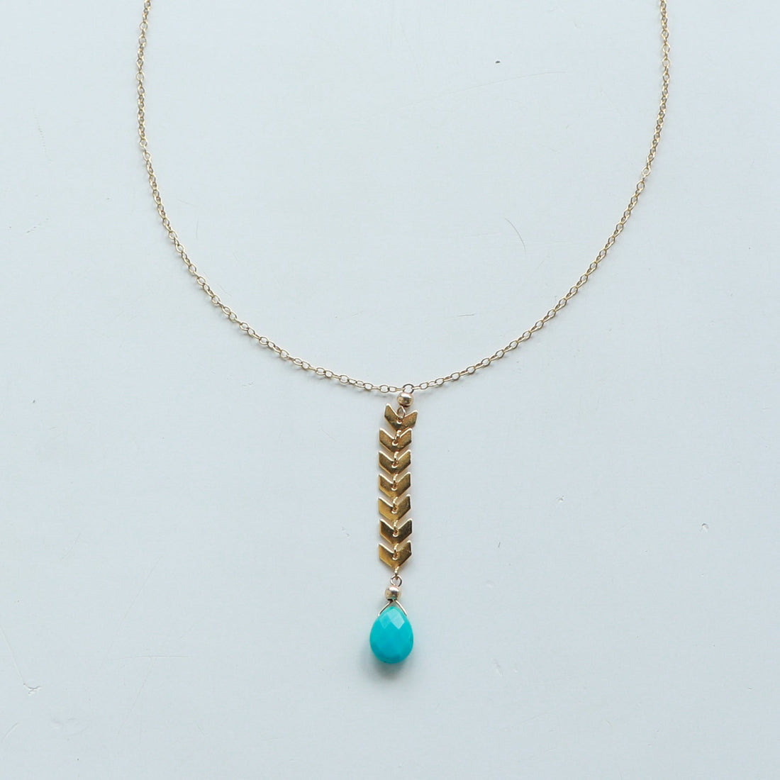 Turquoise Reef Necklaces in Gold Necklaces Sayulita Sol Jewelry 